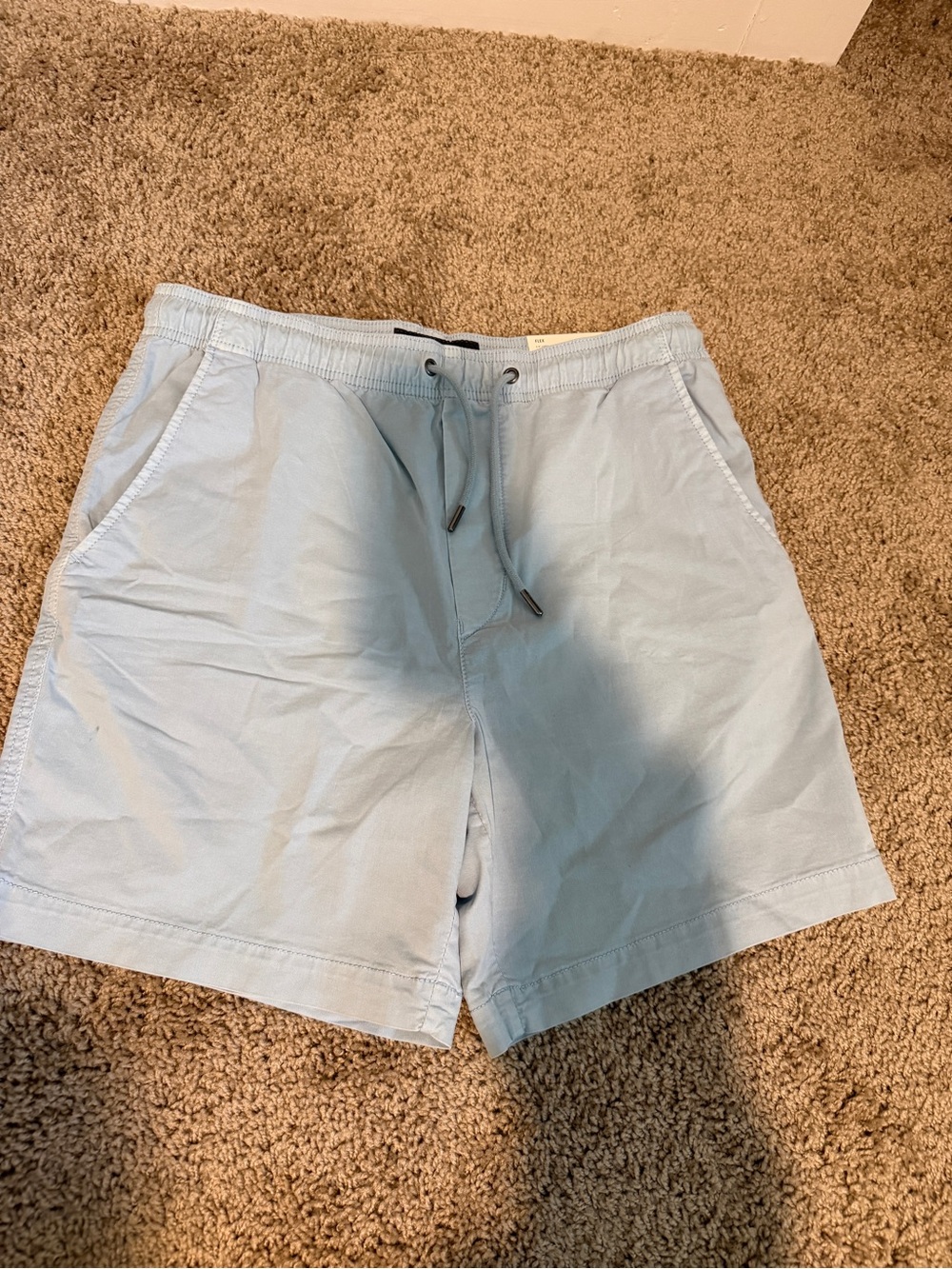 American Eagle NWT Light Blue Drawstring Casual Shorts